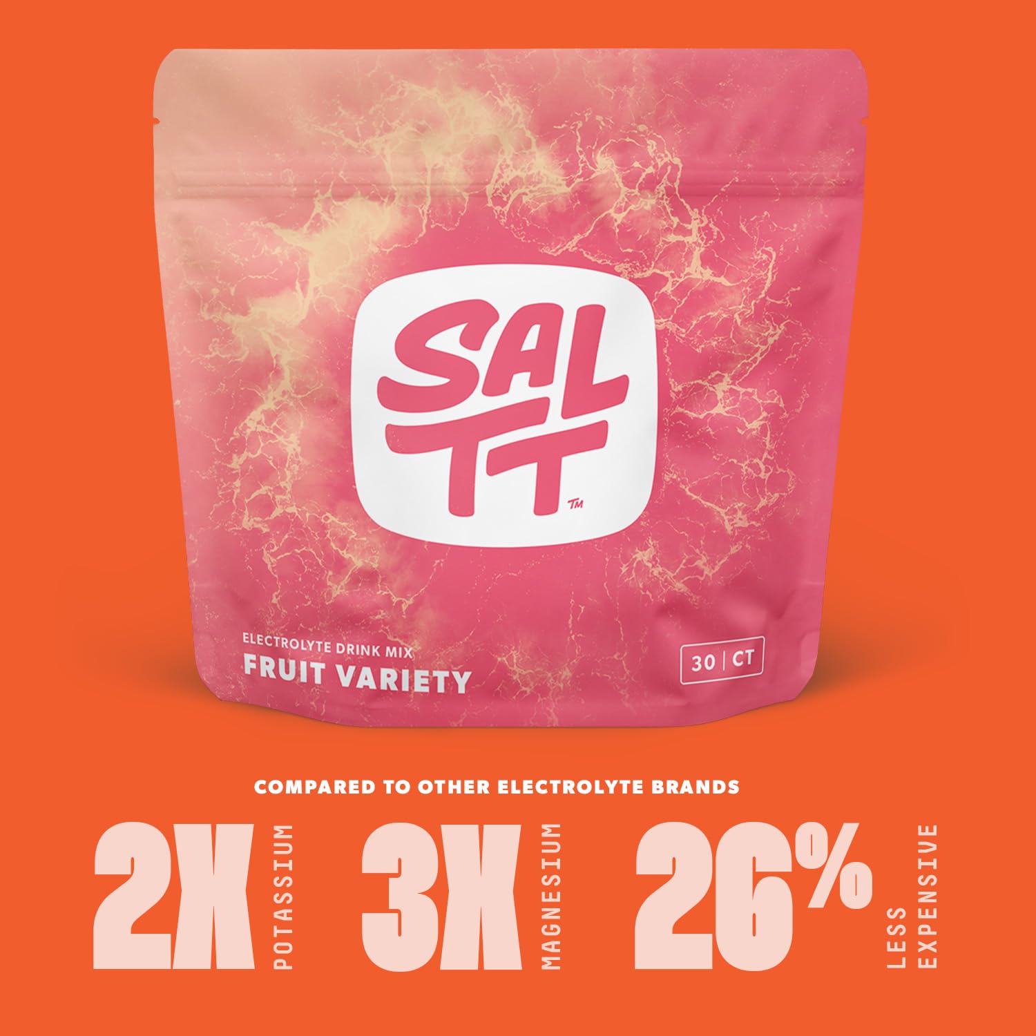 Keto Chow SALTT pour-into-water image shows fast mixing and clean ingredient profile.