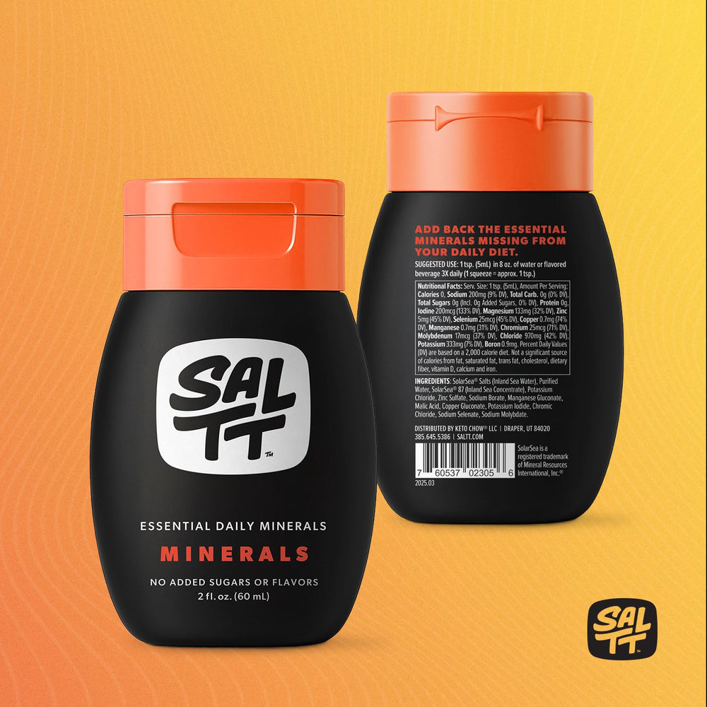 Keto Chow SALTT minerals bundle with other SALTT options for balanced electrolytes.