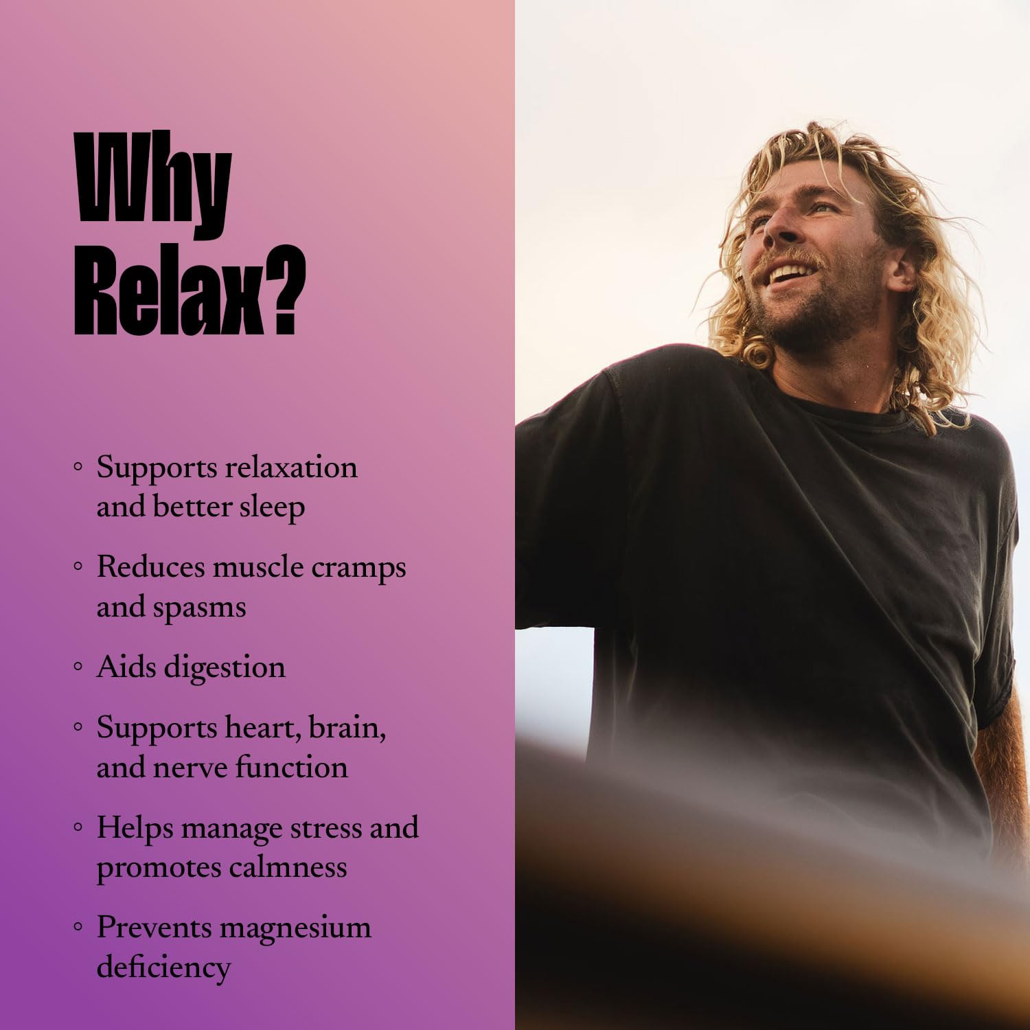 Keto Chow SALTT Relax shown in travel-friendly setup with water bottle.