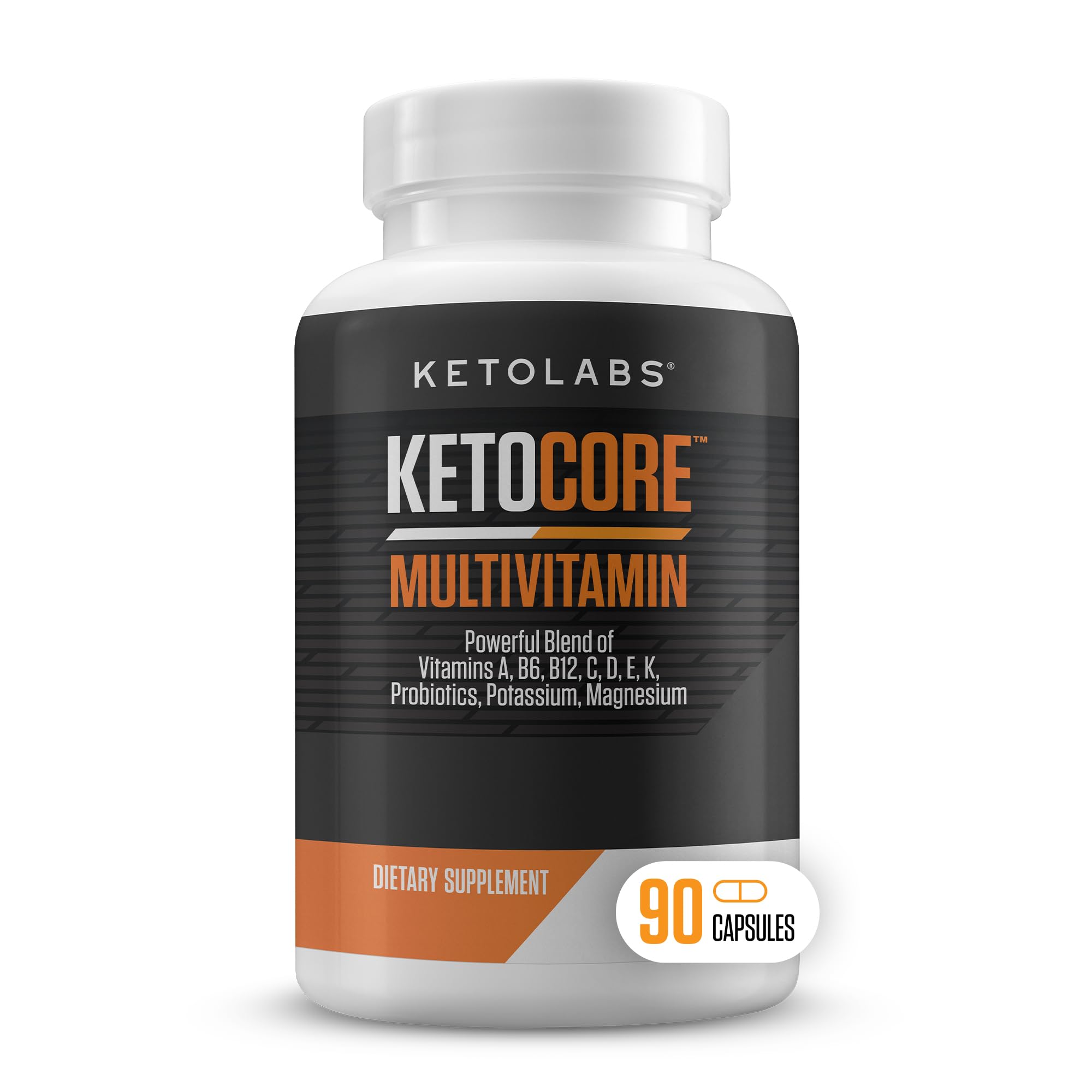 Ketocore bottle shown for daily keto vitamins supporting energy and balance.