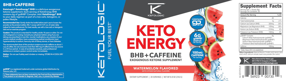 Ketologic KetoEnergy lab testing seal confirms independent quality verification.
