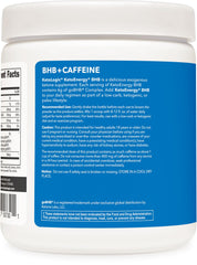 Ketologic KetoEnergy watermelon powder dissolving in water delivering caffeine and BHB.