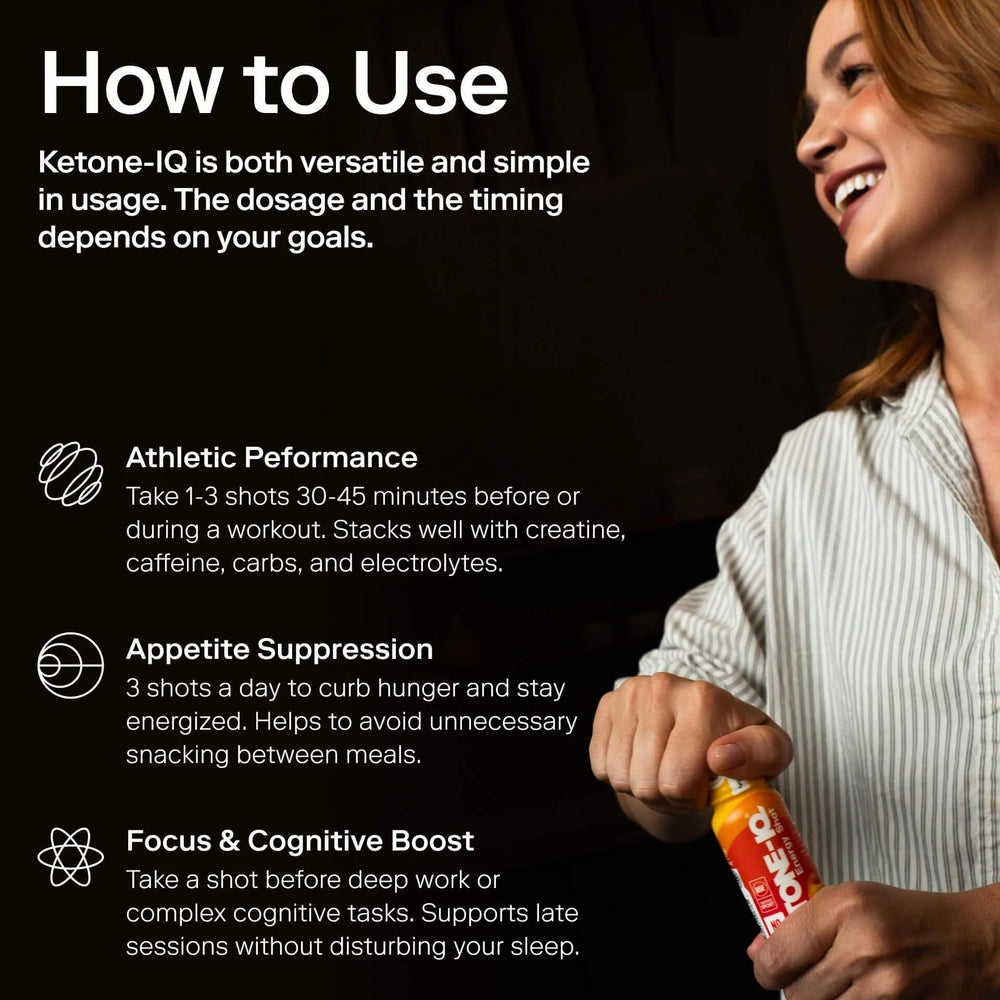 Ketone-IQ bottle tucked into a gym bag for pre-workout energy