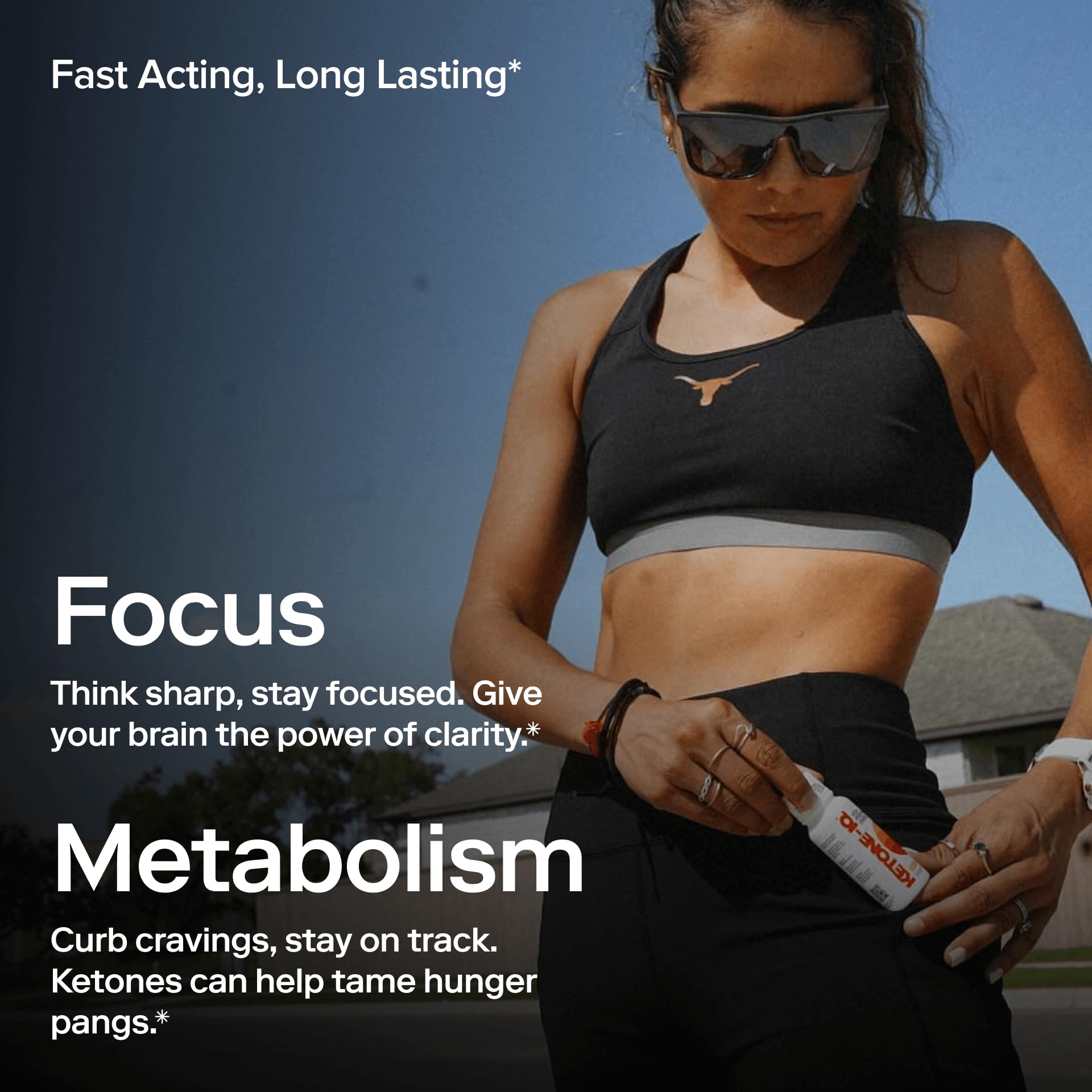 Ketone-IQ green tea caffeine graph highlights natural energy lift.