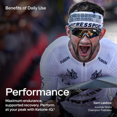 Ketone-IQ serving cup ready for a sustained energy boost