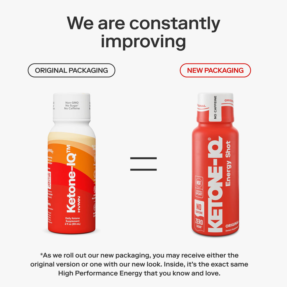 Ketone-IQ No Caffeine Shot in glass with clear energy boost