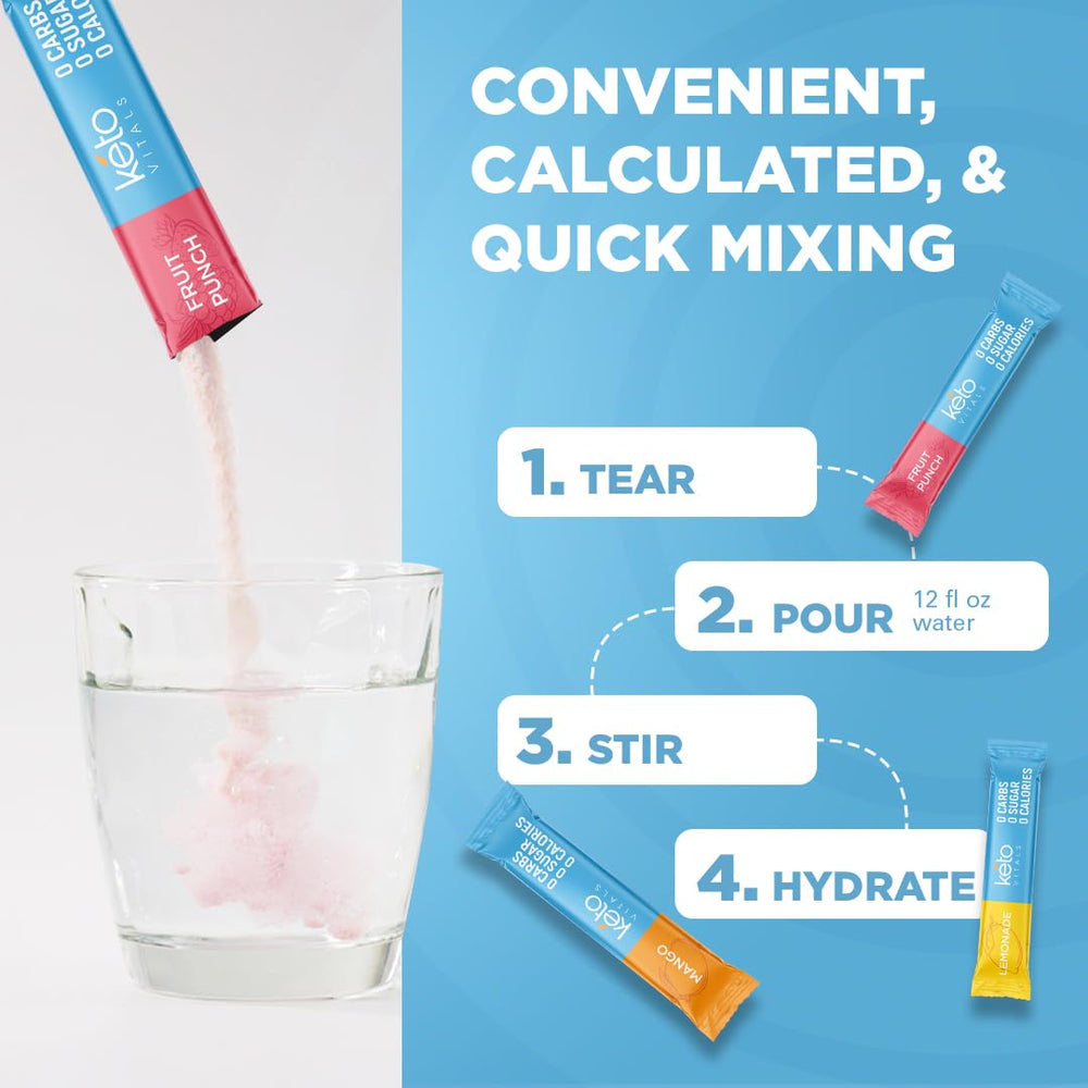 Keto Vitals cramp-defense electrolytes support muscle comfort during workouts.
