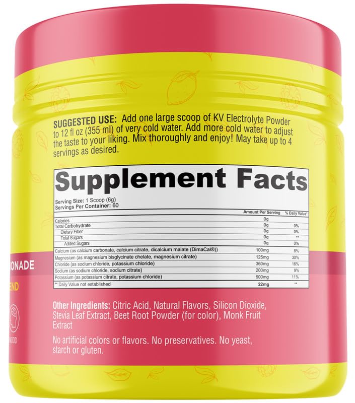 Keto Vitals Electrolytes 60-serving bottle designed for daily use.