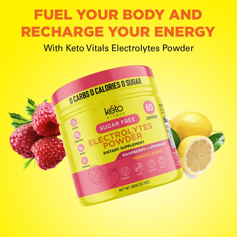 Keto Vitals Electrolytes flavor variety collection showcases eight options.
