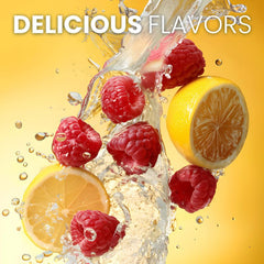 Keto Vitals Electrolytes being poured into water for quick mix and flavor.
