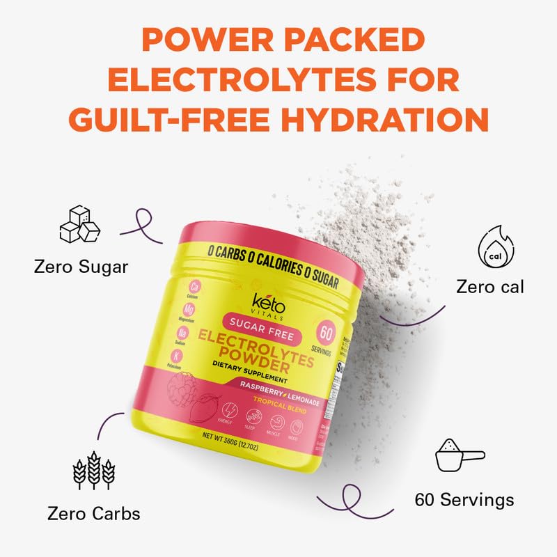 Keto Vitals Electrolytes shown during workout for on-the-go hydration.