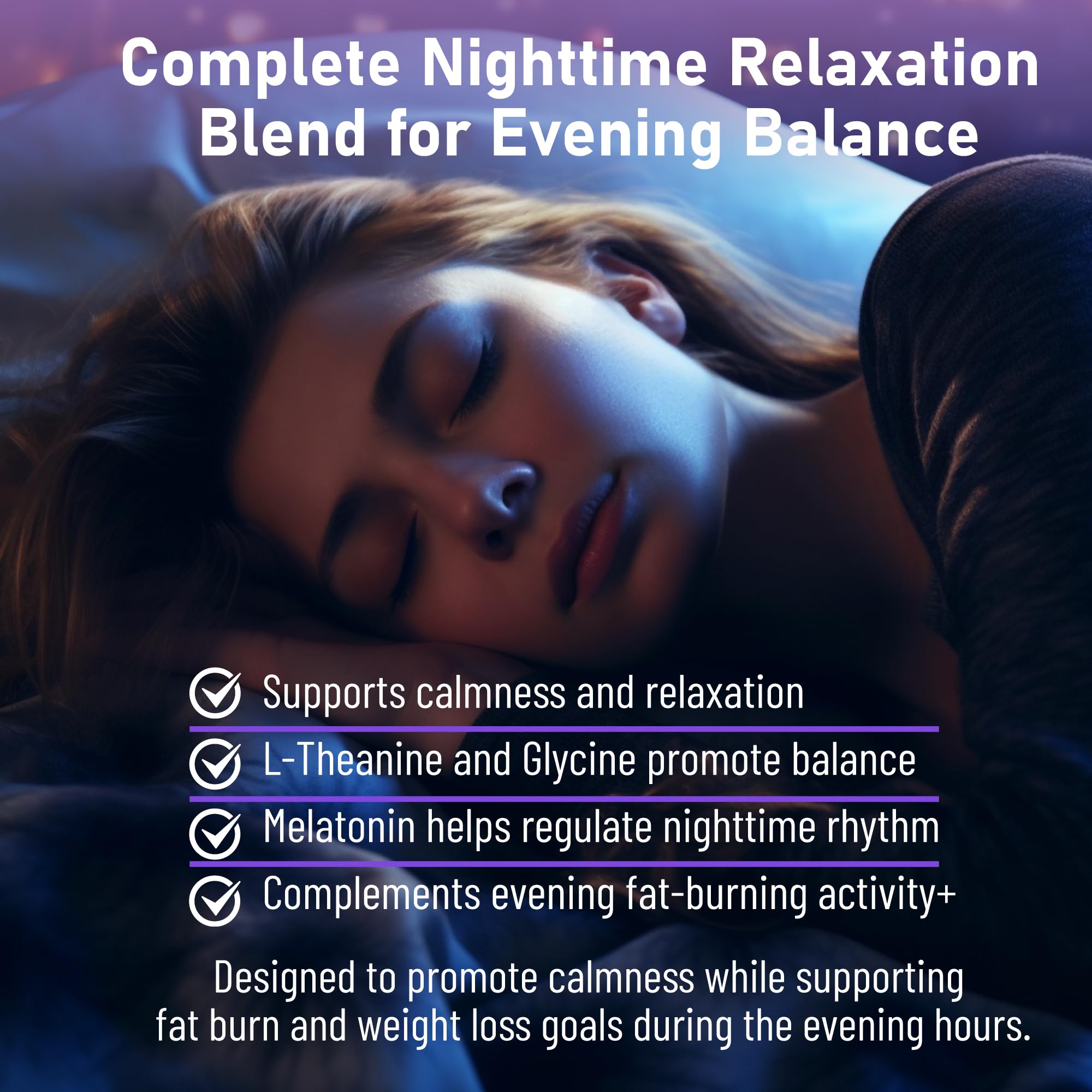 KetoZest Nighttime Fat Burner capsules arranged for easy bedtime use.