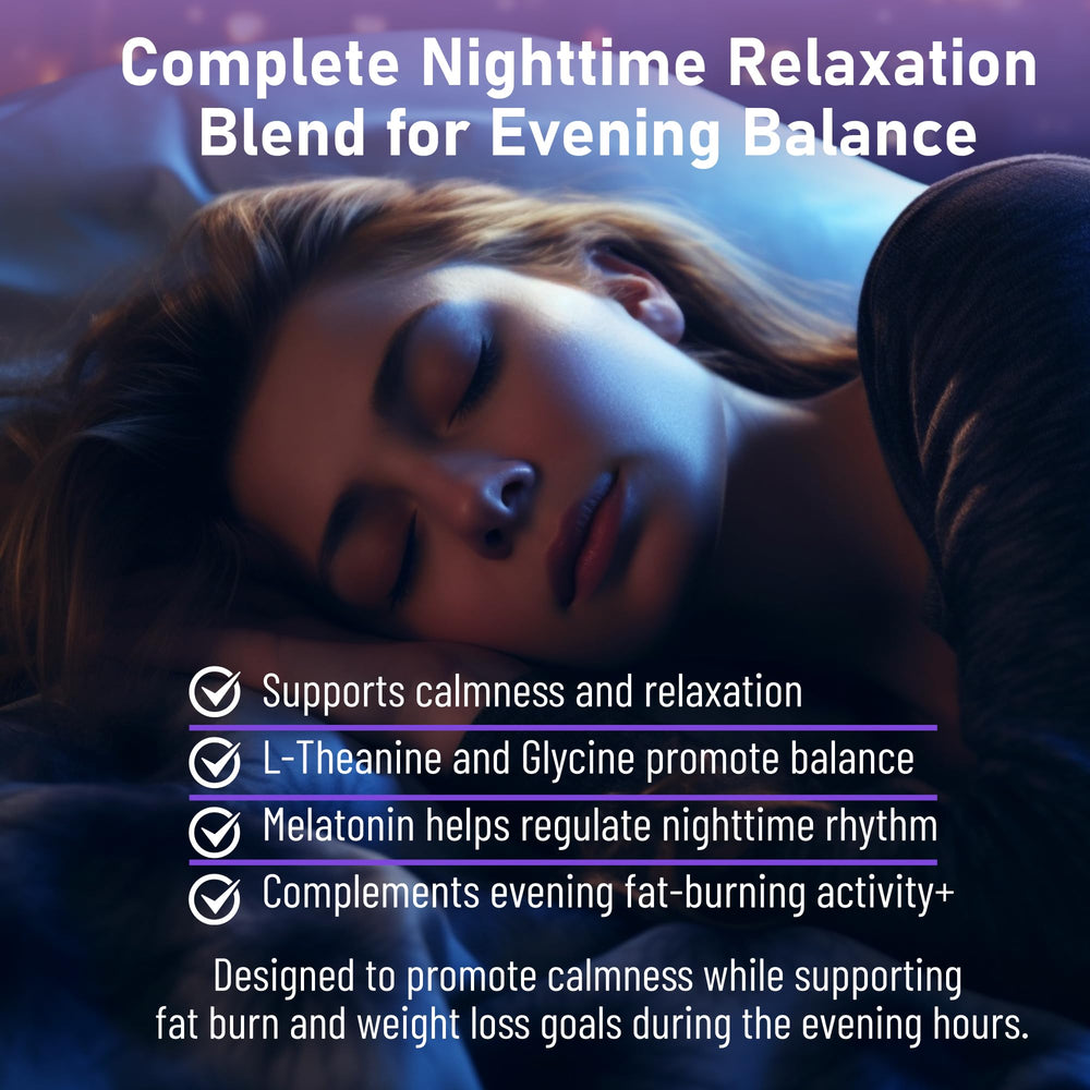 KetoZest Nighttime Fat Burner capsules arranged for easy bedtime use.
