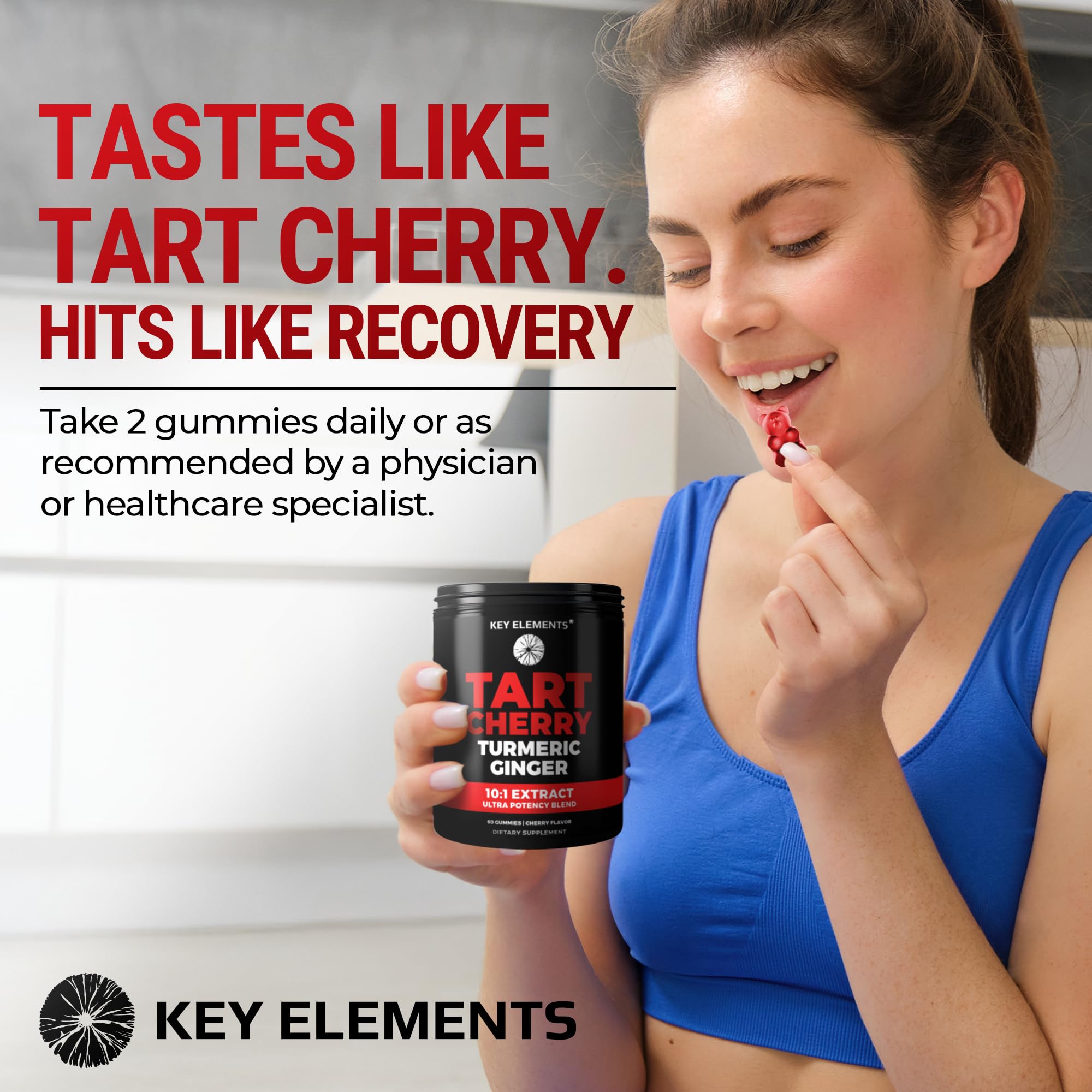 Active lifestyle imagery with post-workout use suggested