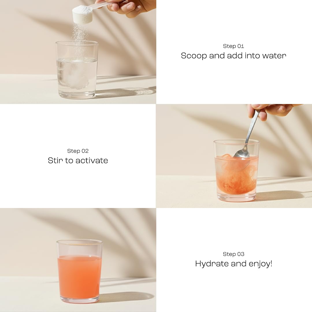 KEY NUTRIENTS 90 servings tub shown for long-term hydration needs.