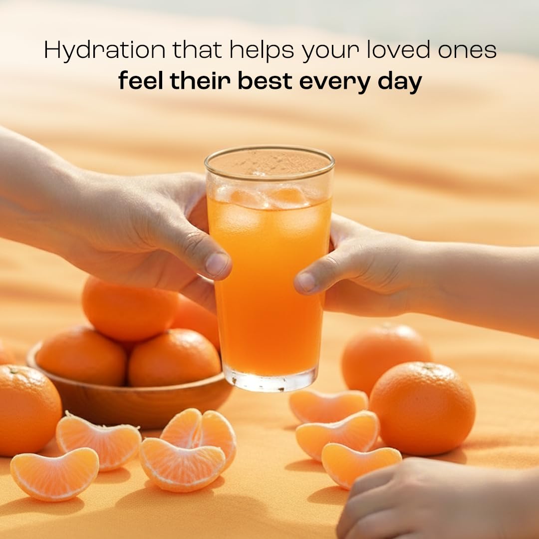 KEY NUTRIENTS athlete hydrating with orange electrolyte drink during training.