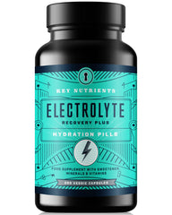 Key Nutrients Electrolyte Tablets bottle front, ideal for on-the-go hydration