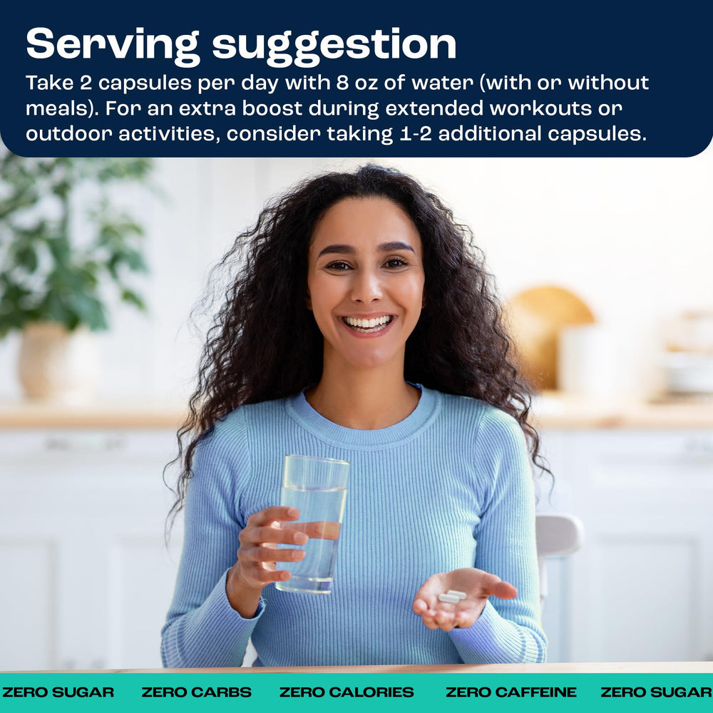 Key Nutrients Electrolyte Tablets packaging on a clean surface, versatile use