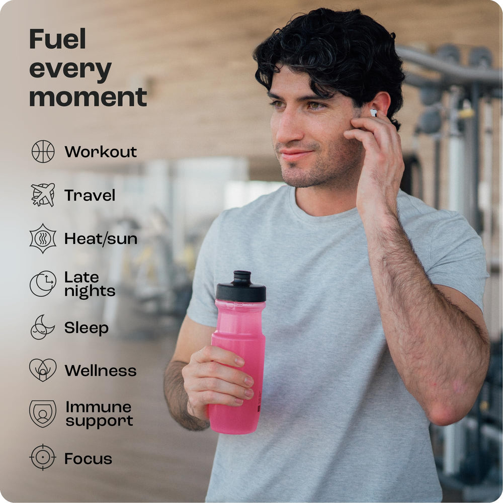 Key Nutrients Electrolytes Powder bottle made in USA.