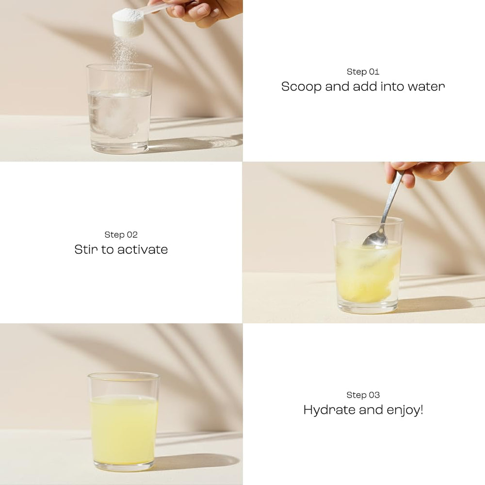 KEY NUTRIENTS no-sugar formula presentation emphasizes calories-free hydration option