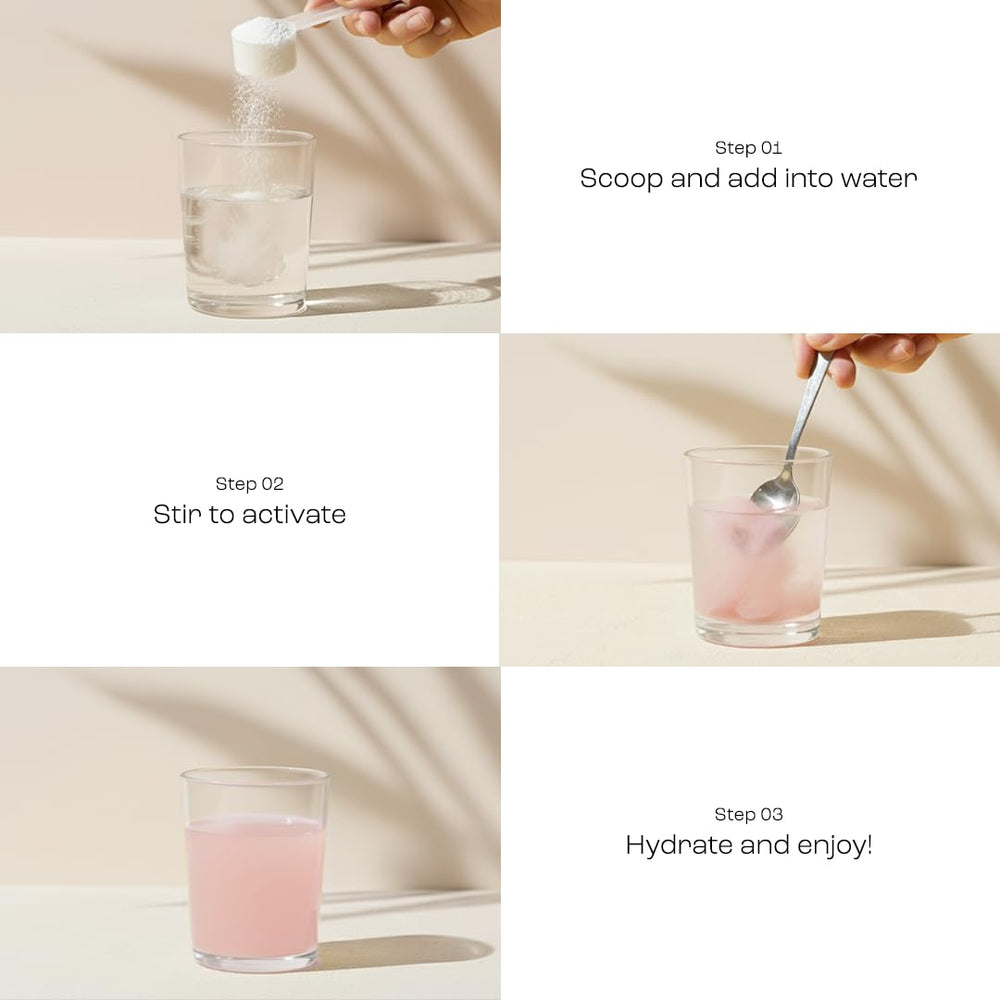 KEY NUTRIENTS no-sugar pink lemonade electrolyte mix for guilt-free refreshment.