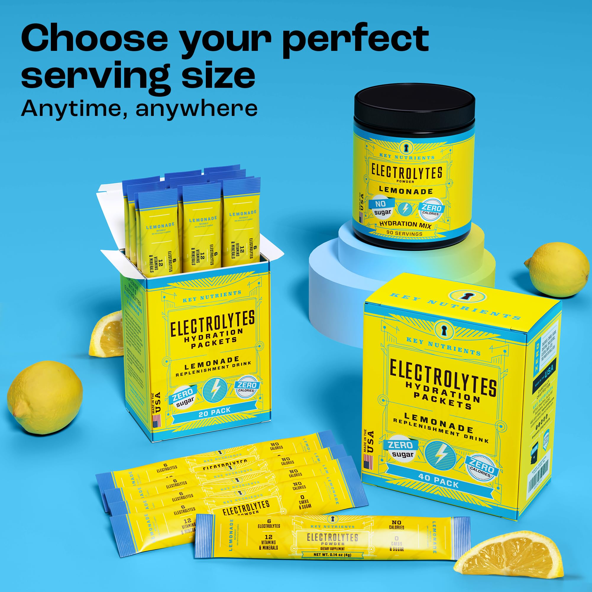 Key Nutrients veteran-founded brand logo, conveying trust and reliability for hydration.