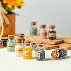 KHOCOEE clear quartz bottles boost focus and mental clarity.