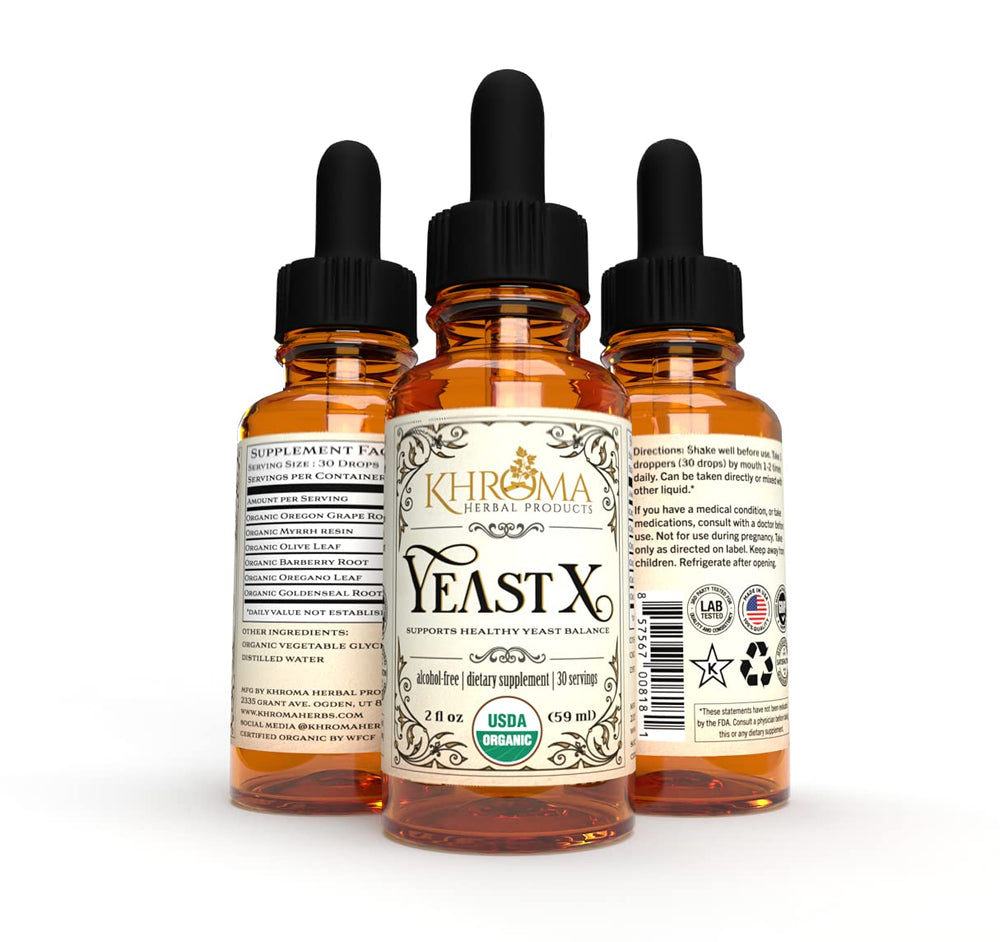 Khroma Yeast X label emphasizes organic, vegan formula for mindful supplementation