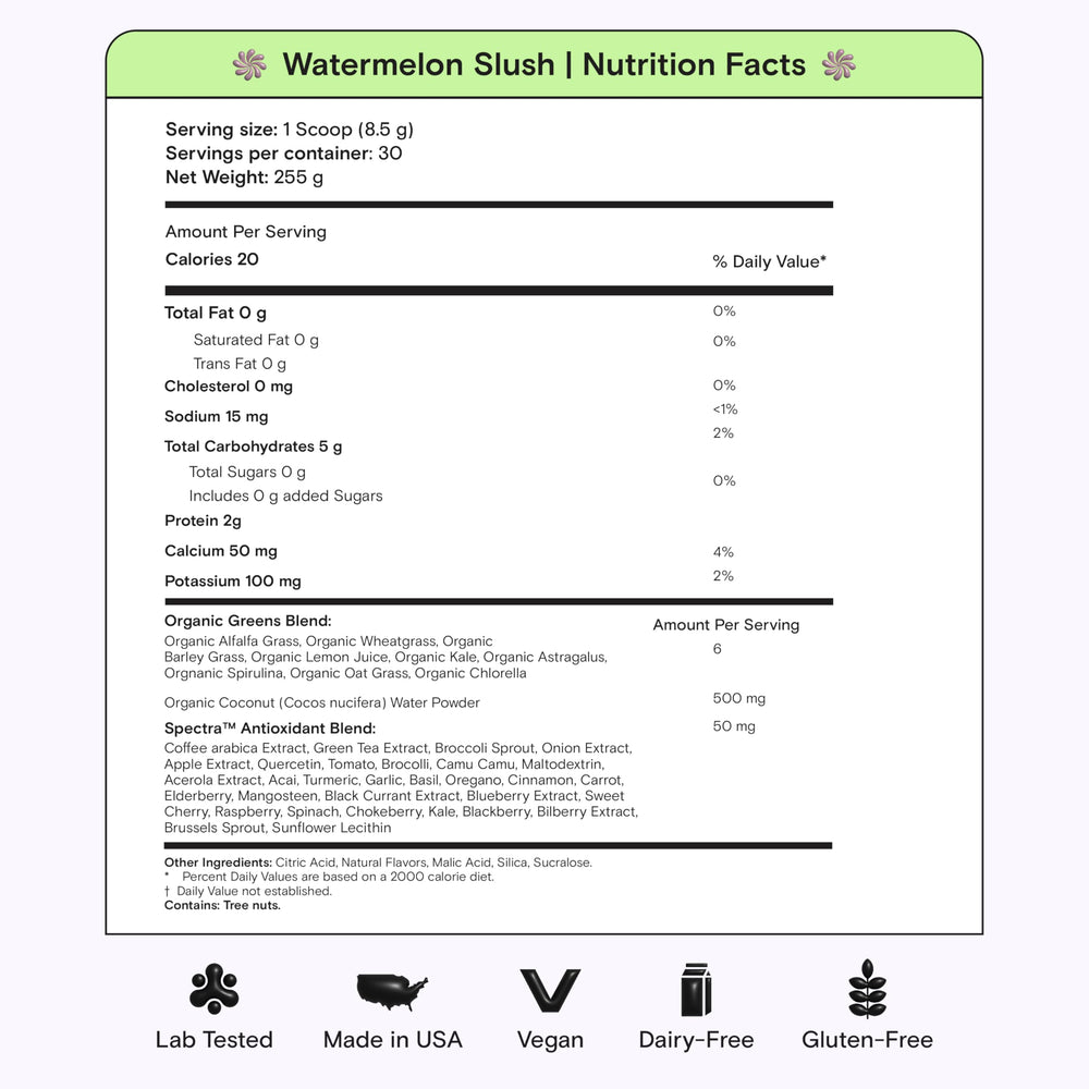 Kiala Nutrition Super Greens shaker shows easy blending in water.