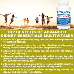Bottle pour of Kidney Restore Advanced Essentials for easy daily dosing