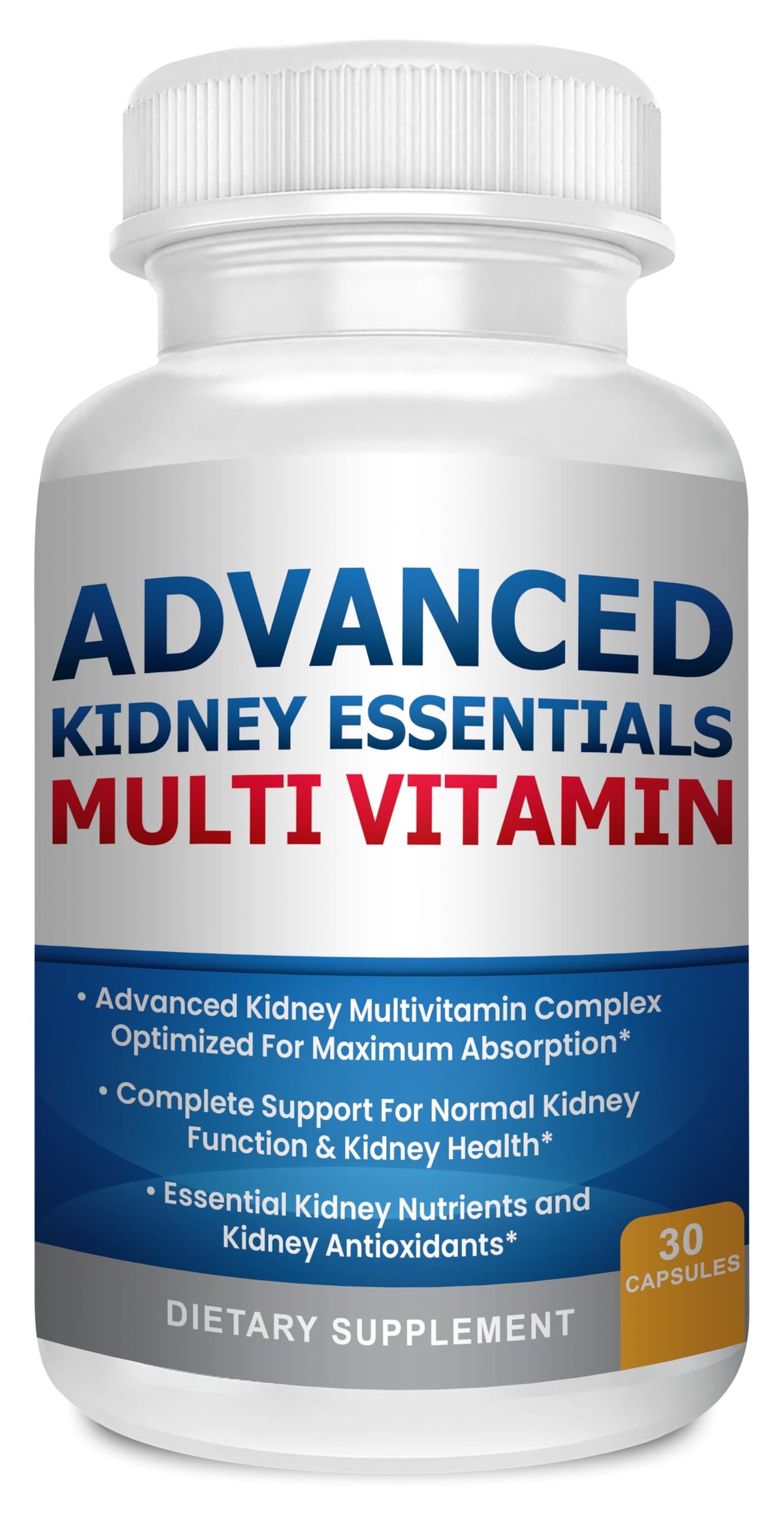 Kidney Restore Advanced Essentials bottle with capsules for daily kidney support