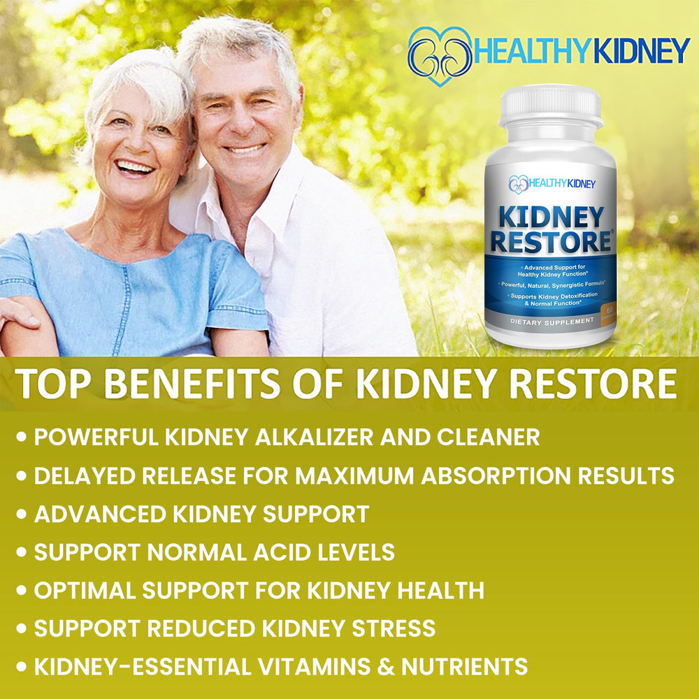 Kidney Restore probiotic microorganisms image illustrating gut-kidney synergy.