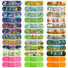 360 Pcs Kids Cartoon Bandages featuring dinosaur patterns for small scrapes