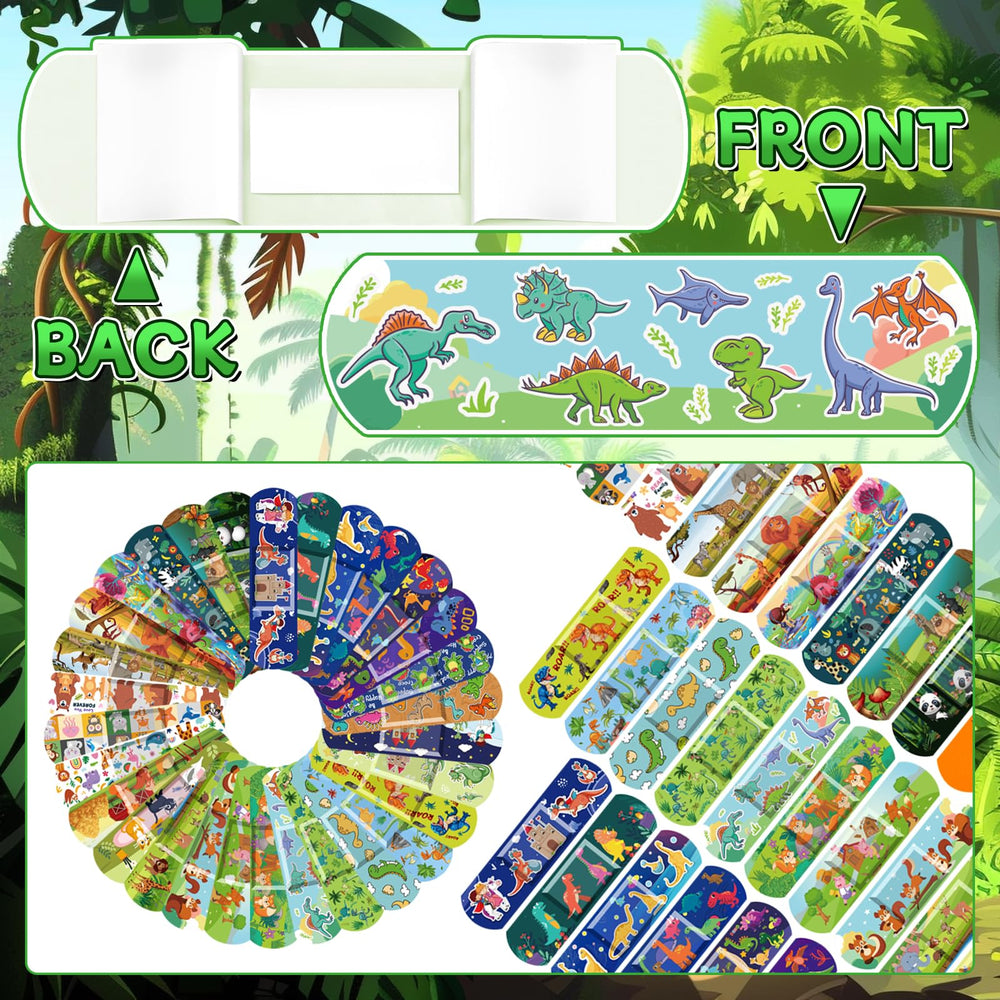 Individually wrapped bandages for hygiene and on-the-go convenience