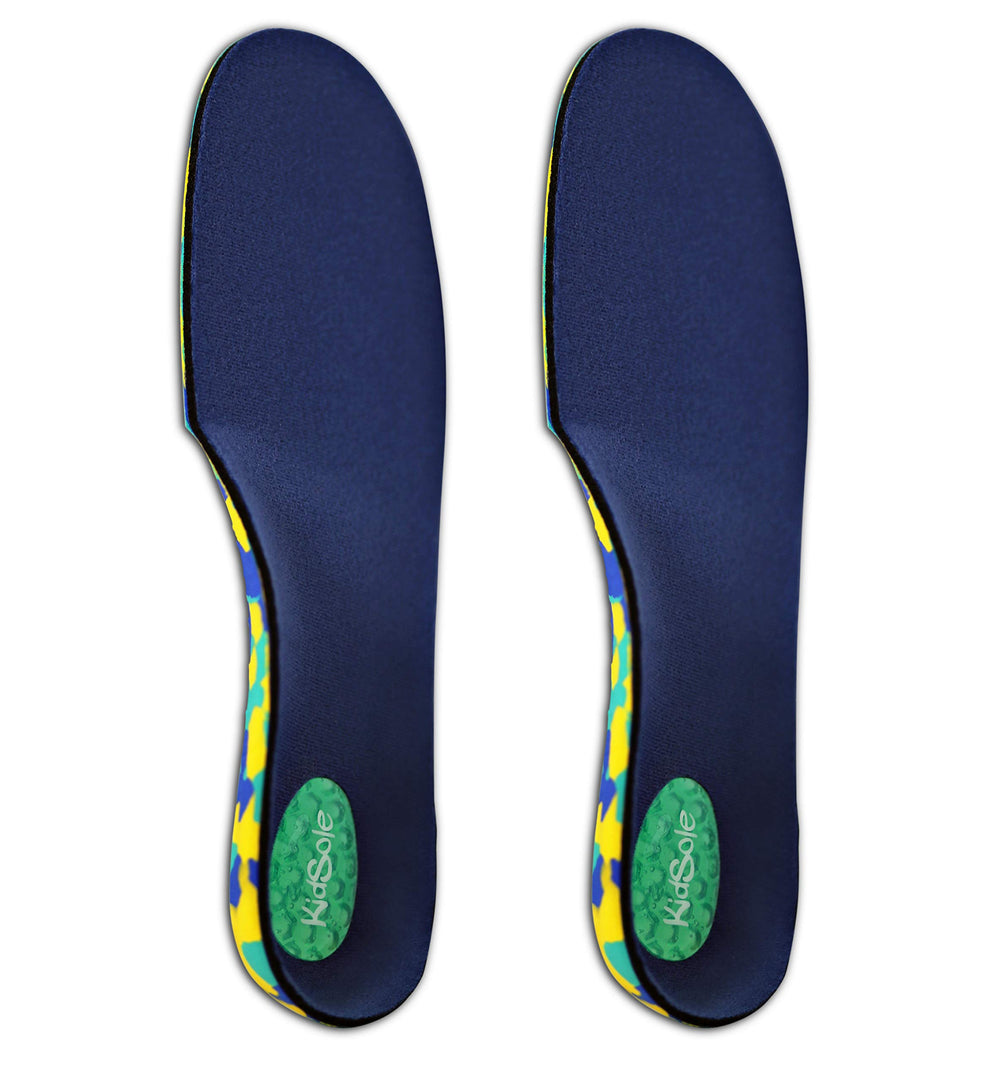 KidSole Camo Comfort memory foam and EVA layer providing foot cushioning
