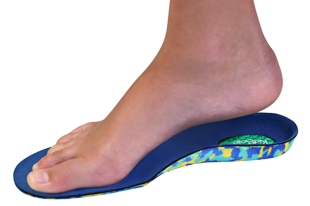 KidSole Camo Comfort packaging highlights unconditional returns and replacements