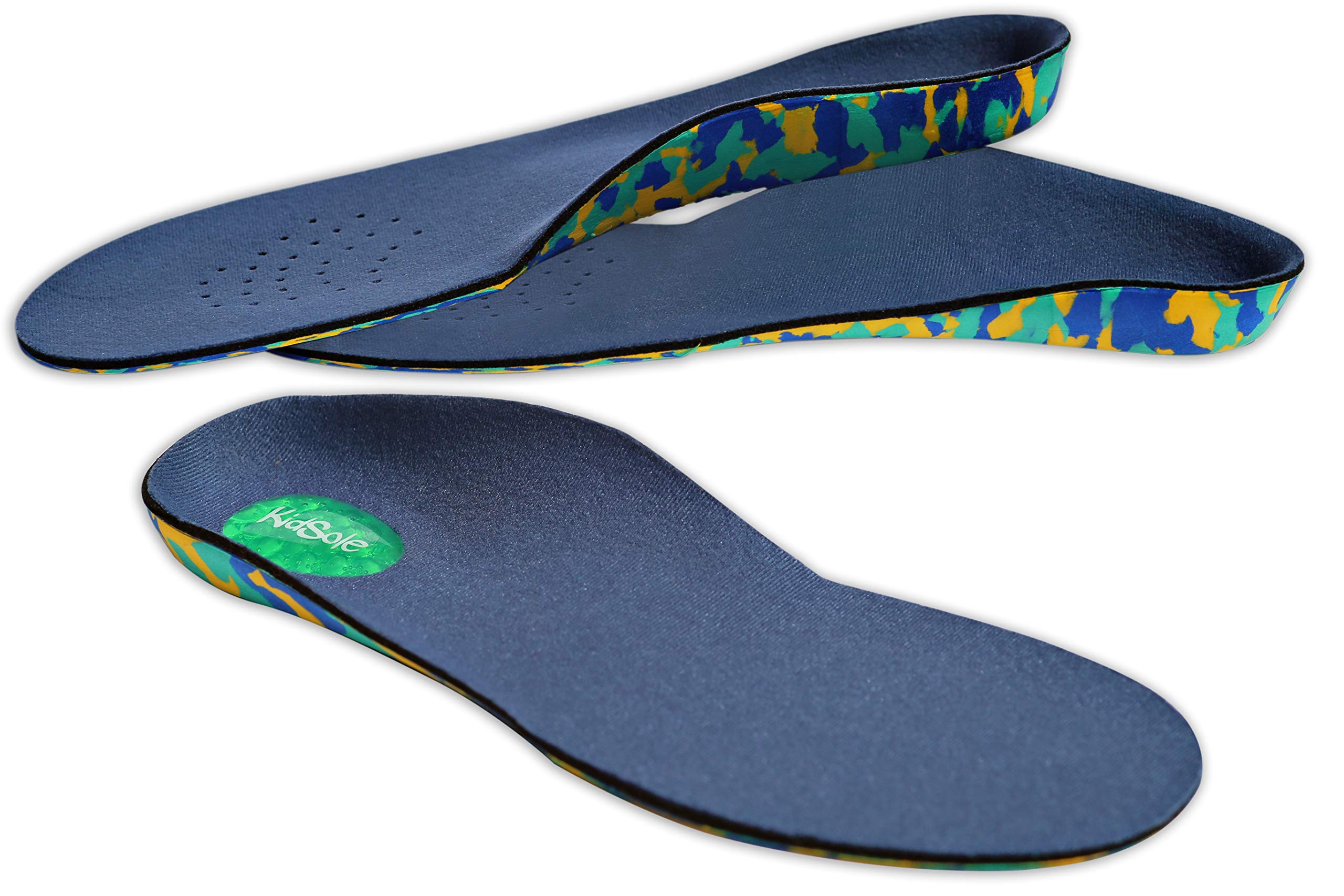 KidSole Camo Comfort top surface texture for comfortable, kid-friendly insole