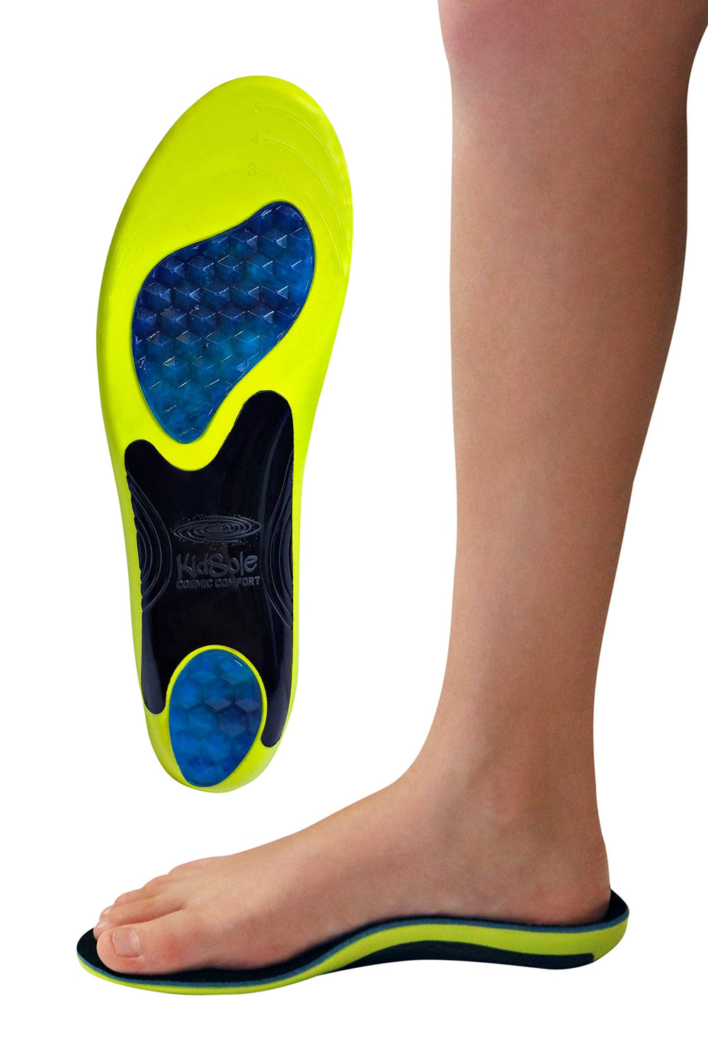KidSole Cosmic Comfort arch support core delivers structured stability for growing feet.
