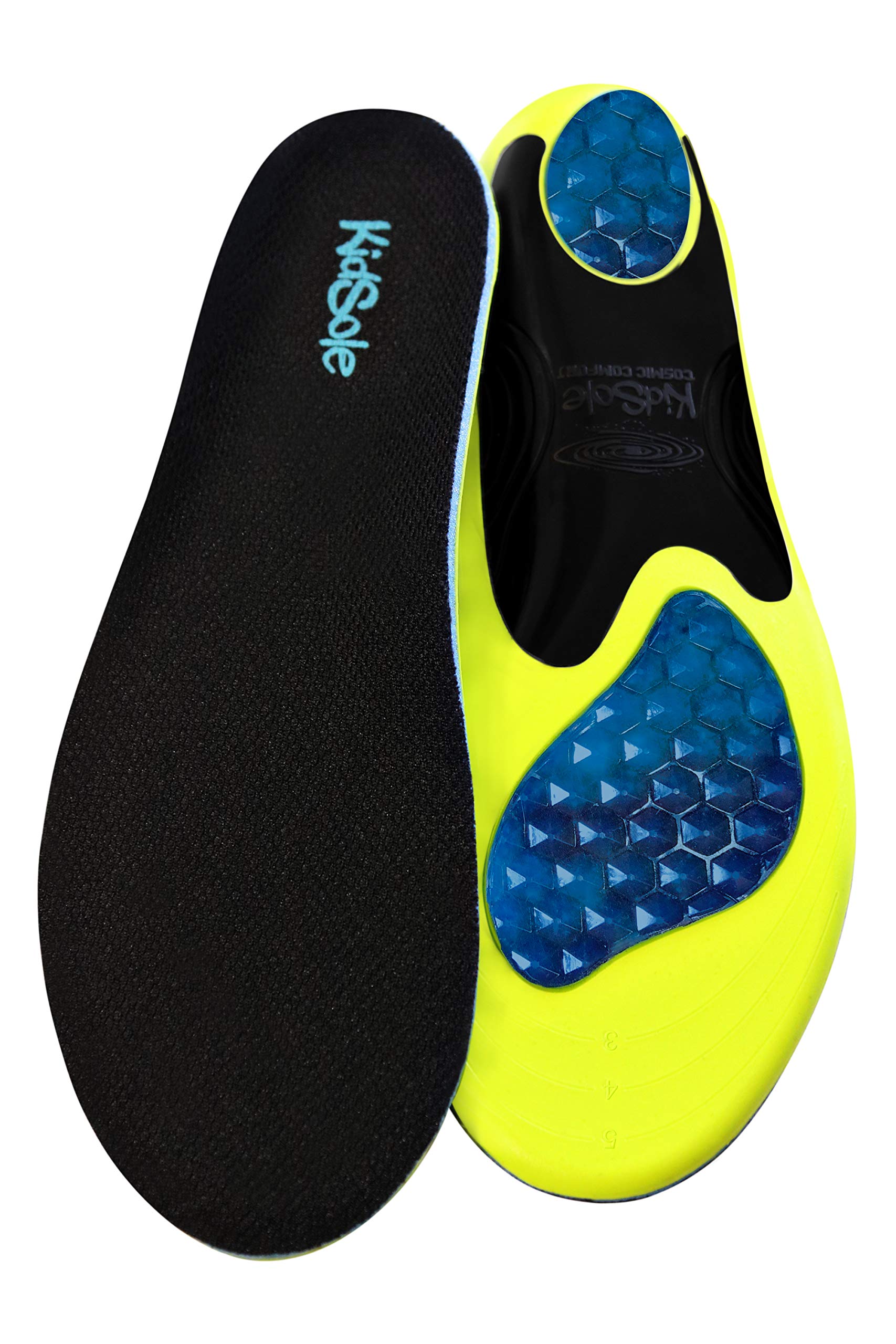 KidSole Cosmic Comfort memory foam top provides soft cushioning for daily wear.