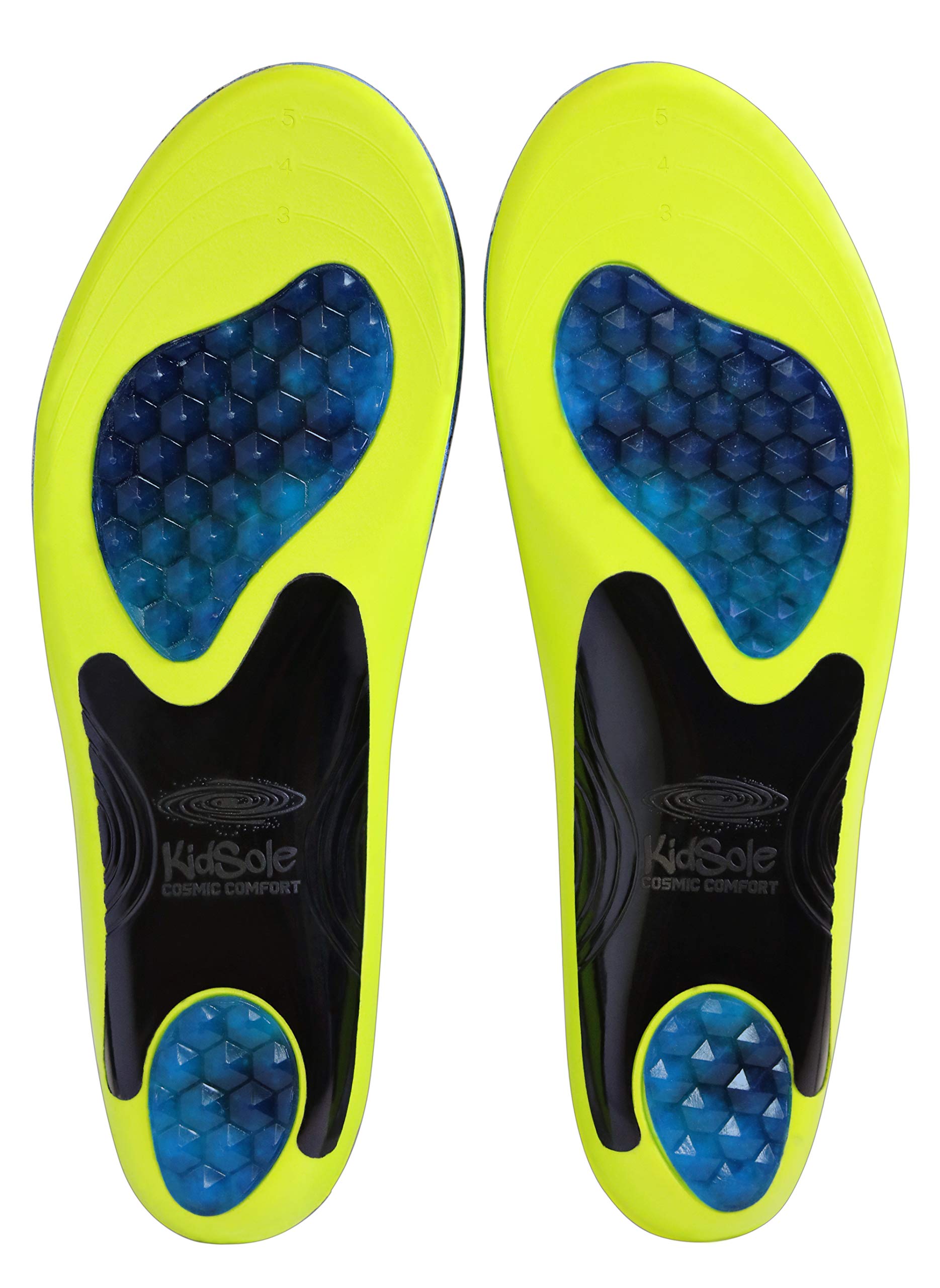 KidSole Cosmic Comfort slim-profile design minimizes bulk while maintaining support.