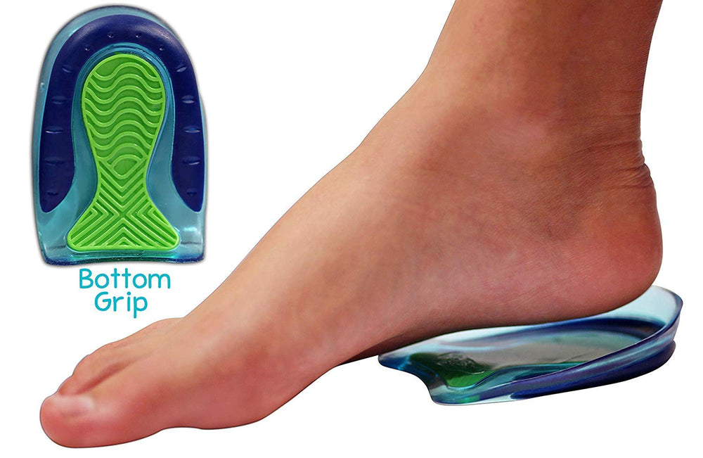 KidSole sport-traction-heel-cups bottom with traction layer for grip.