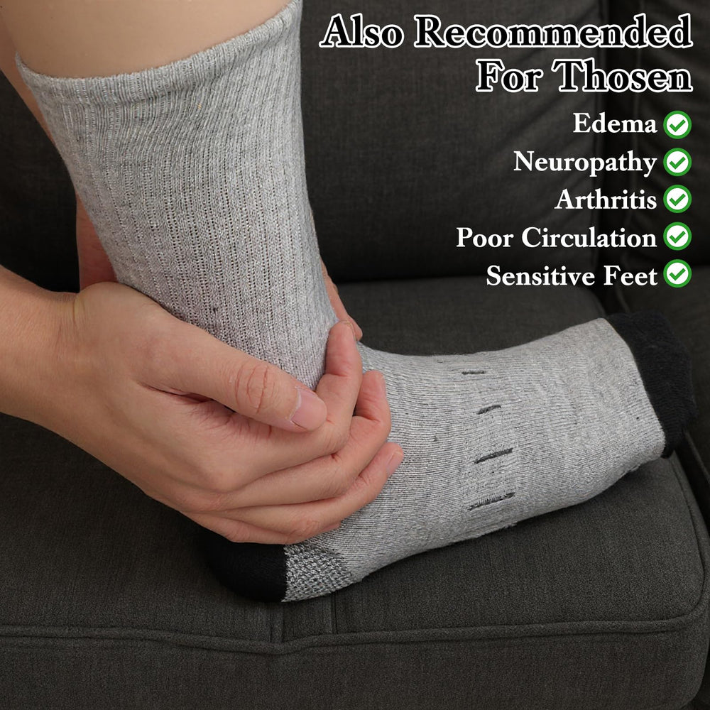 Kifmurase cushioned sole diabetic socks provide soft impact protection