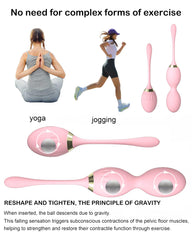 Two-piece KIISAWA set fits busy lifestyles for quick, simple pelvic workouts.