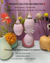 KIISAWA pink gravity-toning ball focuses on core activation with gentle resistance.