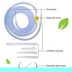 KIMANN enema tips set for precise, gentle insertion during use