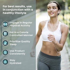 KIMAZO metabolism-boosting ingredients scene suggests enhanced fat-burning potential.