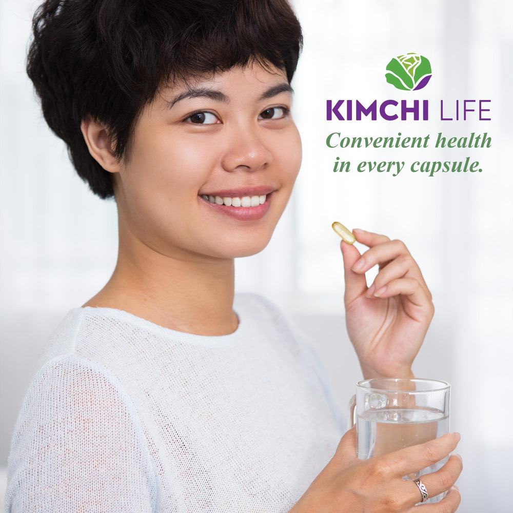 Kimchi Life eco-friendly packaging reflects sustainable vegan health choices.