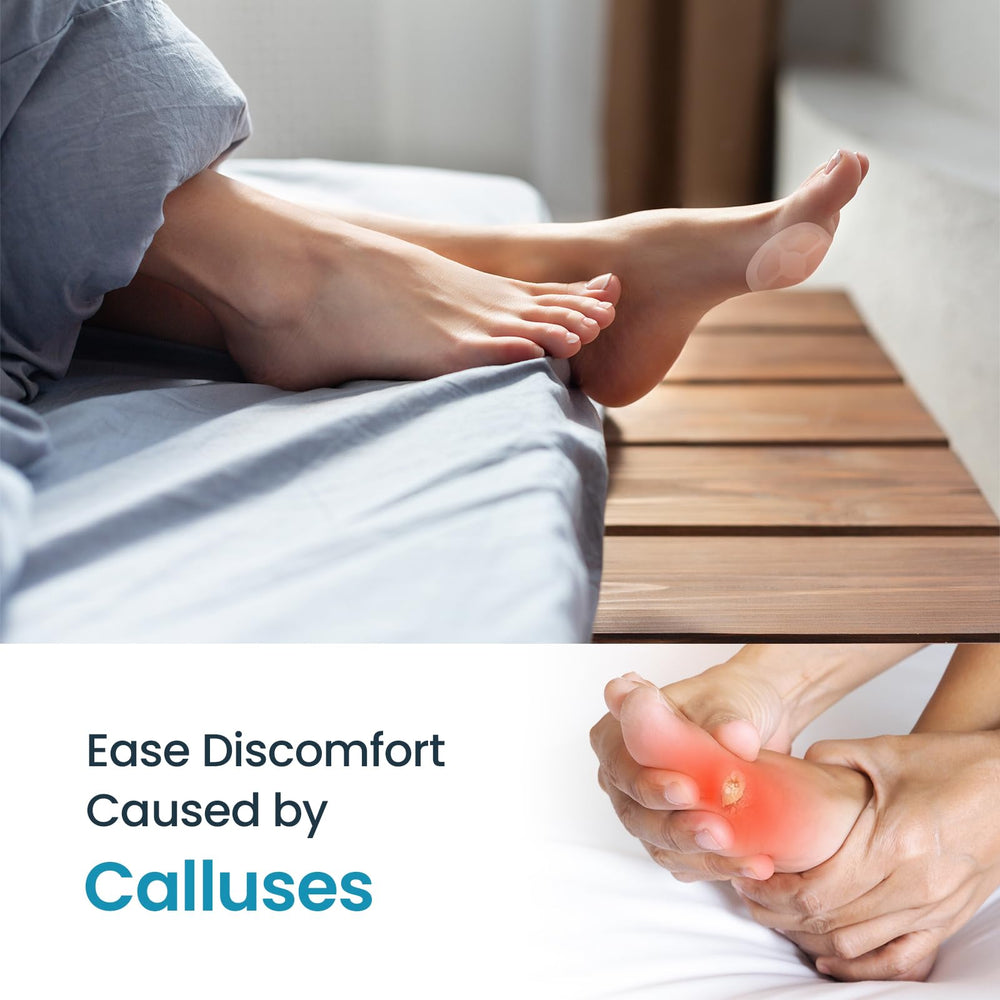 Kimihome clear translucent bunion pads blend with any shoe style