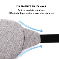 Kimkoo sleep mask with pouch included for easy storage and travel.