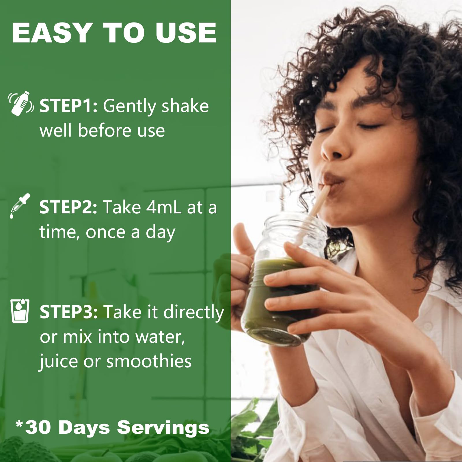 Kindled Thyroid Support Drops bottle beside glass ready for daily use.
